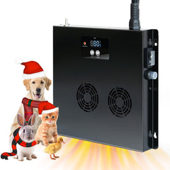 Calentador Briidea para casa de perro con calor rápido y distribución uniforme.