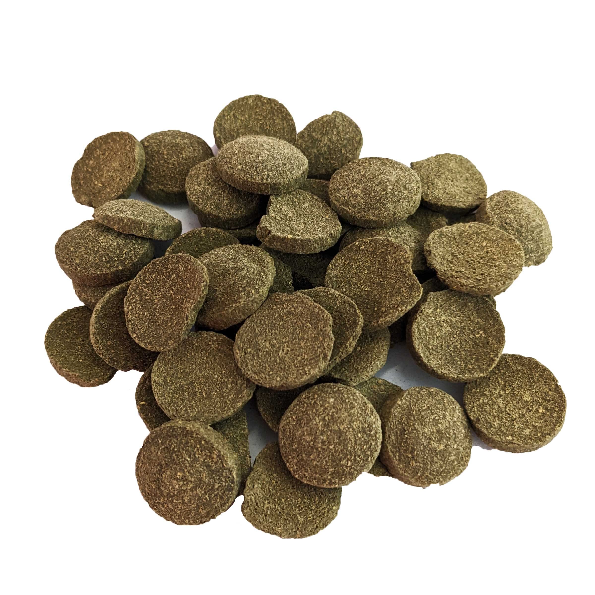 Brine Shrimp Direct PhytoDisc Plus, pastillas espirulina para plecostómidos y peces omnívoros.