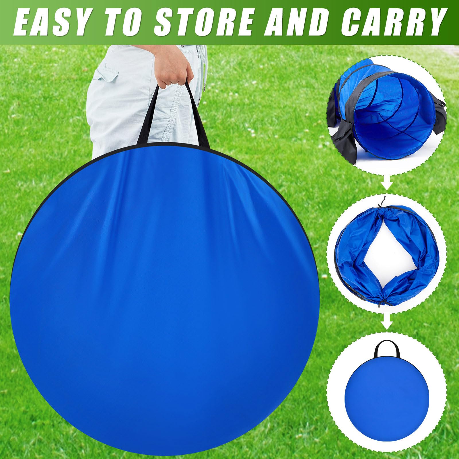 Briwooody Oxford 600D resistente para mayor durabilidad y protección del tunel.