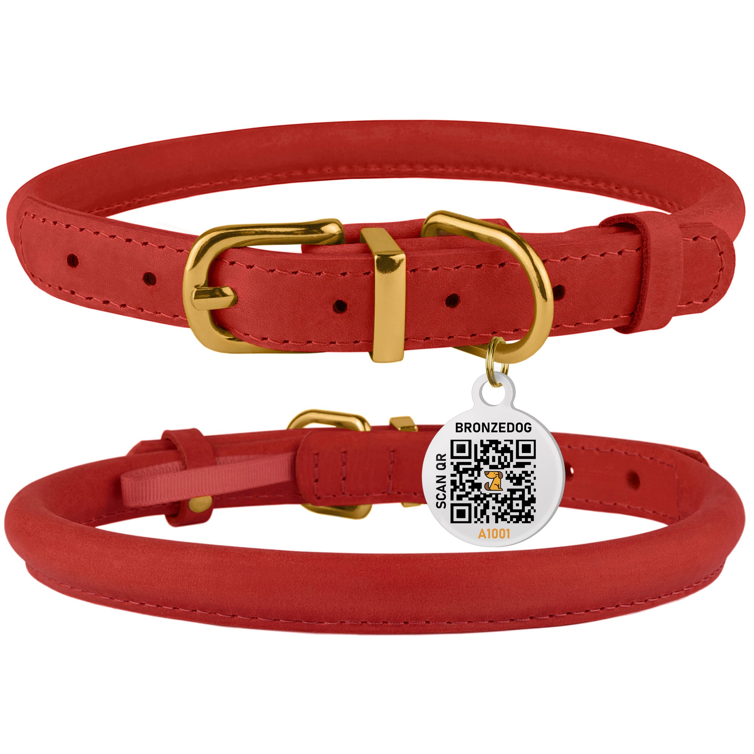 BronzeDog collar color verde esmeralda, ideal para pelajes claros