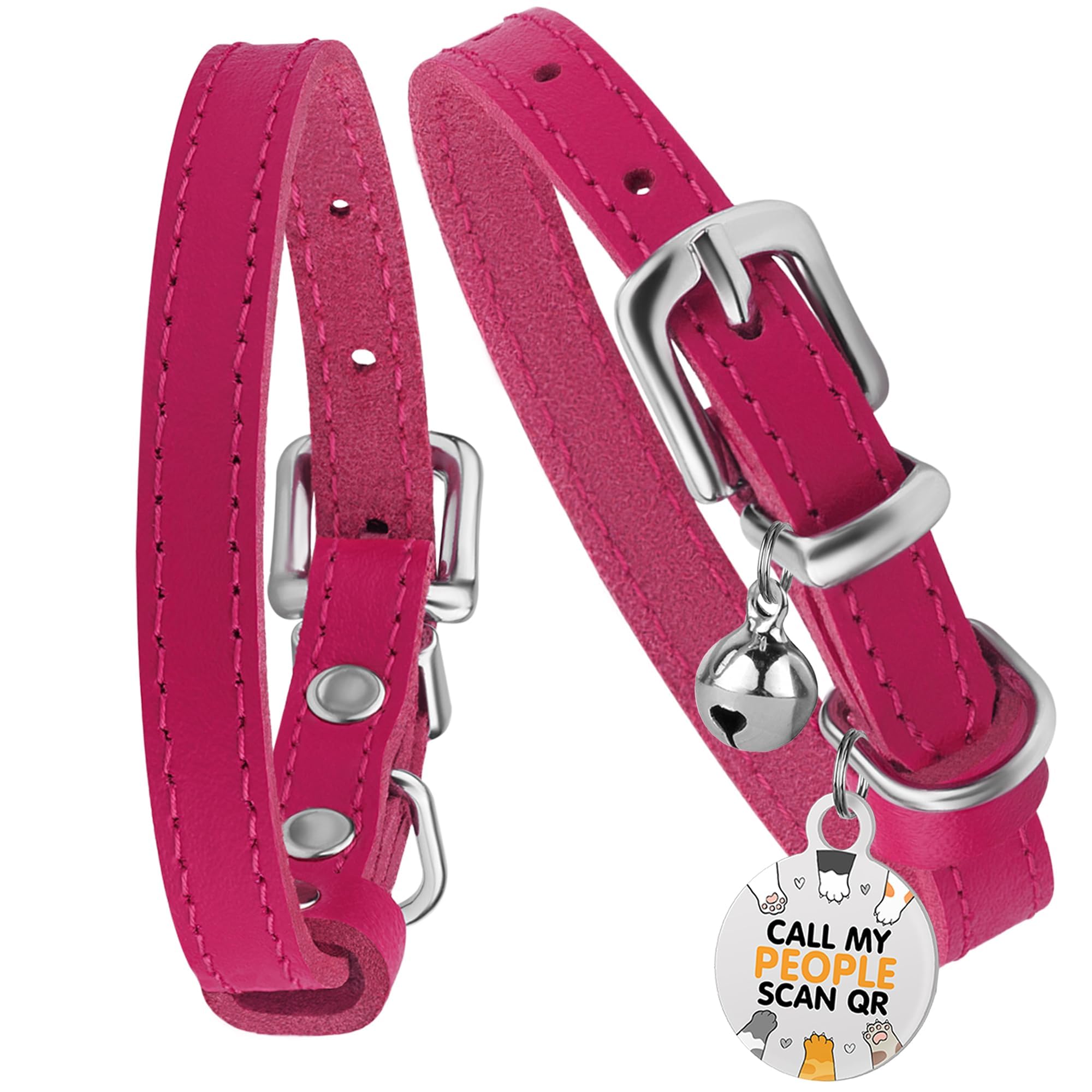 BRONZEDOG collar para gatitos, regalo QR que facilita la identidad.