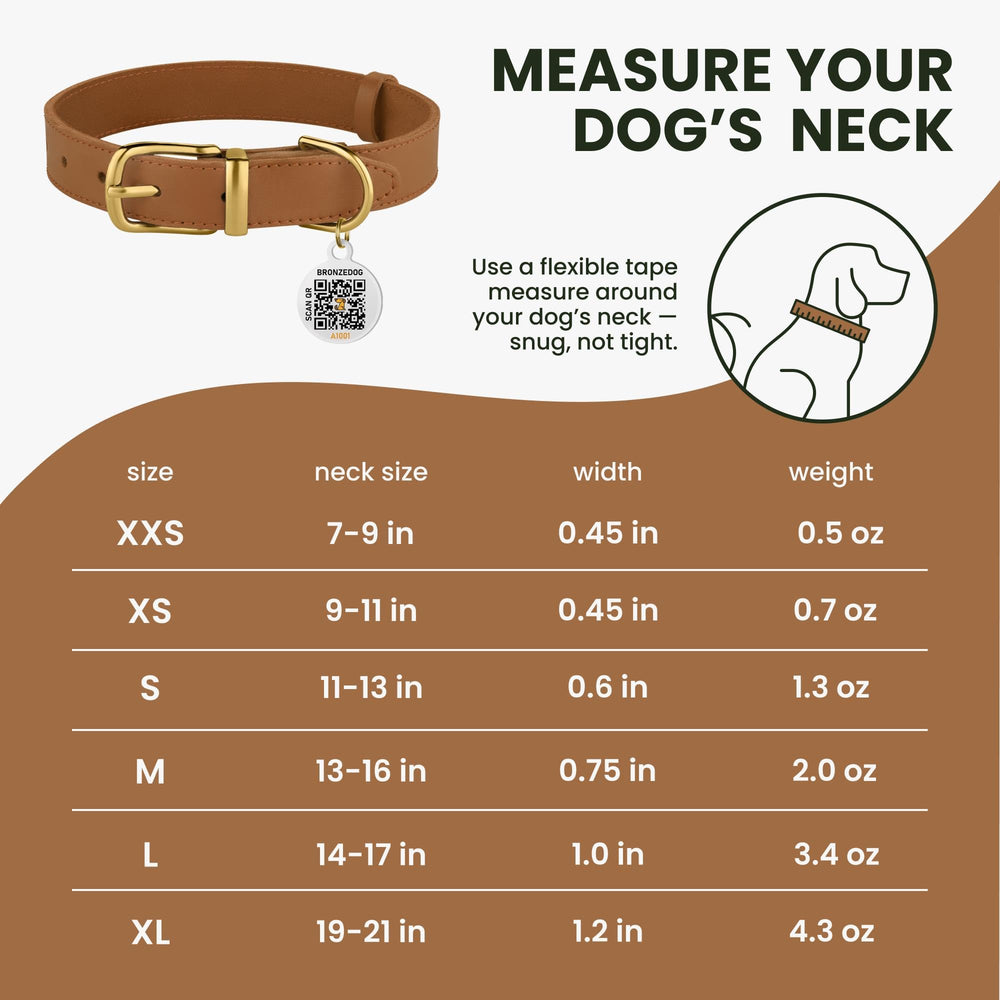 BRONZEDOG collar cuero: cuidado sencillo con limpieza en seco.