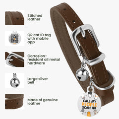 BRONZEDOG collar gato campana removible para alertar presas sin incomodar.