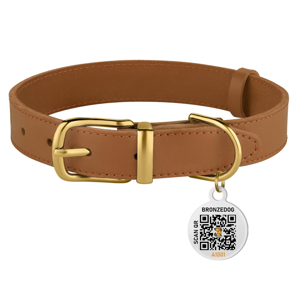 BRONZEDOG collar fabricación artesanal con acabados naturales.