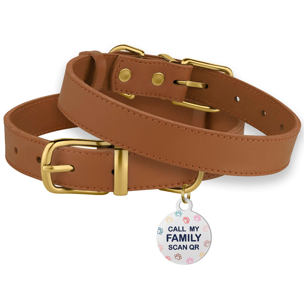 BRONZEDOG collar para perros tamaño medio: ajuste cómodo.