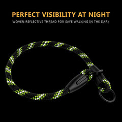 BronzeDog collar reflejante para mayor visibilidad en caminatas nocturnas