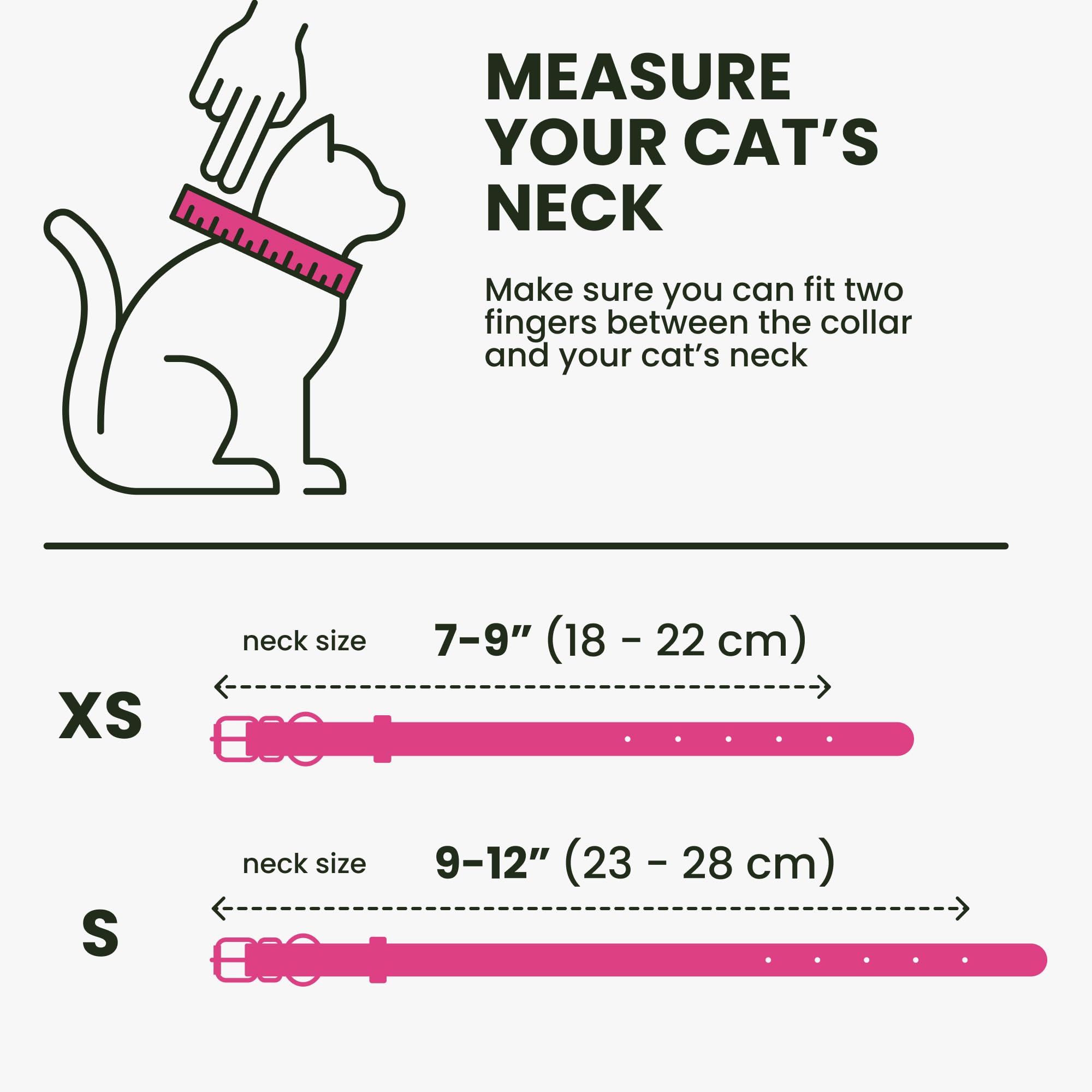 BRONZEDOG diseño rosa y oro en collar para gato.