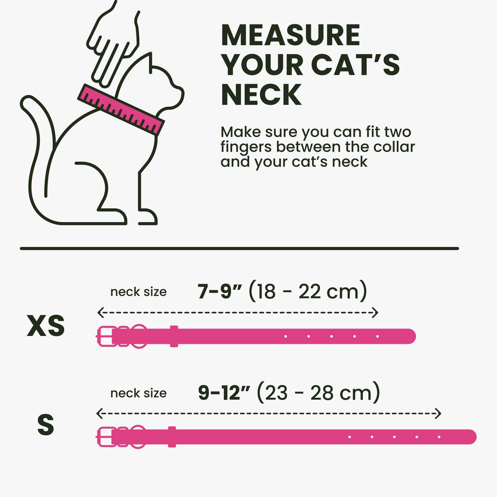 BRONZEDOG diseño rosa y oro en collar para gato.