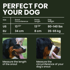 BRONZEDOG bozal con malla de alambre, protección para otros durante paseos.