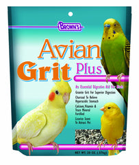 Grava para aves de Brown's de alta calidad en jaula, aroma agradable.
