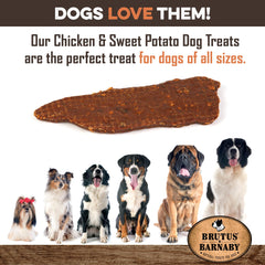 BRUTUS Y BARNABY jerky sin conservantes para perros