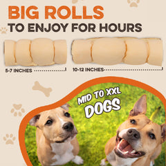 BRUTUS & BARNABY rollos de mejilla de res, textura densa para masticar