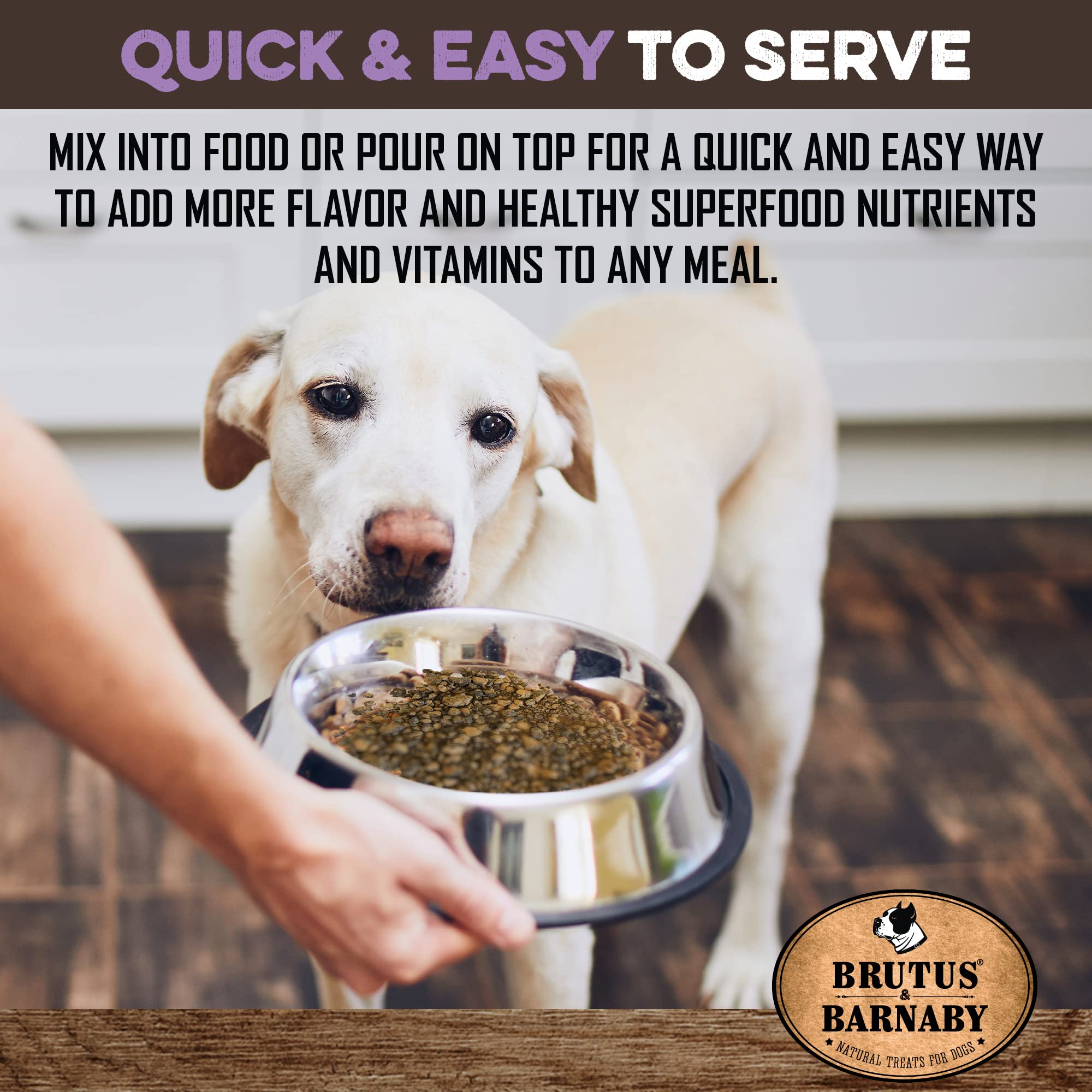 BRUTUS & BARNABY complemento saludable para croquetas secas