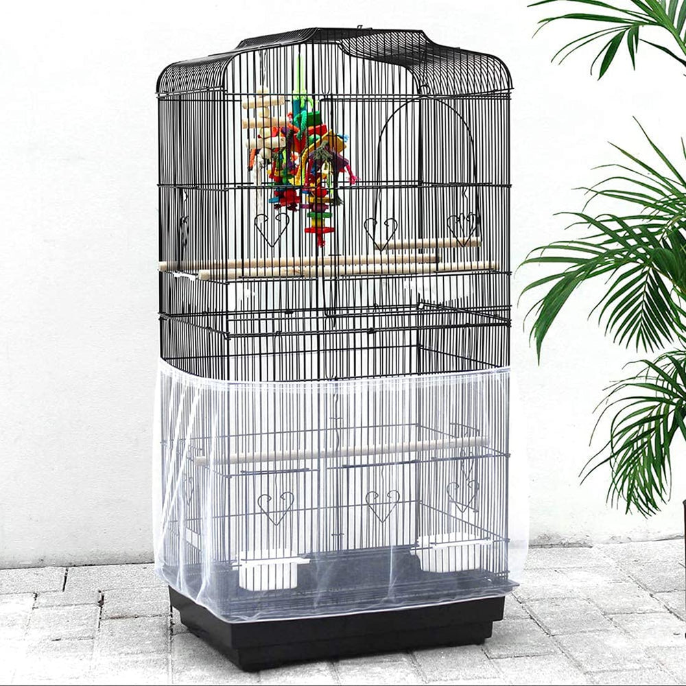 BSBMIEQM diseño-universal-jaula-aves: compatible con jaulas redondas y cuadradas.