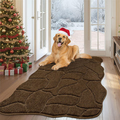BSICPRO alfombra para perros con foco en lodo, ideal para limpiar patas al entrar.