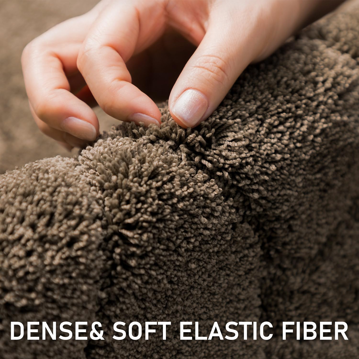 Textura de microfibra elástica de BSICPRO Latte para secar rápidamente las patas