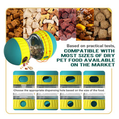 BSISUERM: juguete cognitivo para perro con dispensador, promueve estimulación mental y recompensa.