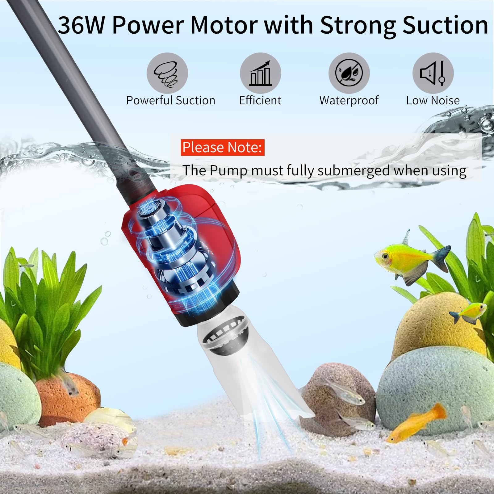 BSTCWCP cambio de agua automático para acuarios sin esfuerzo.
