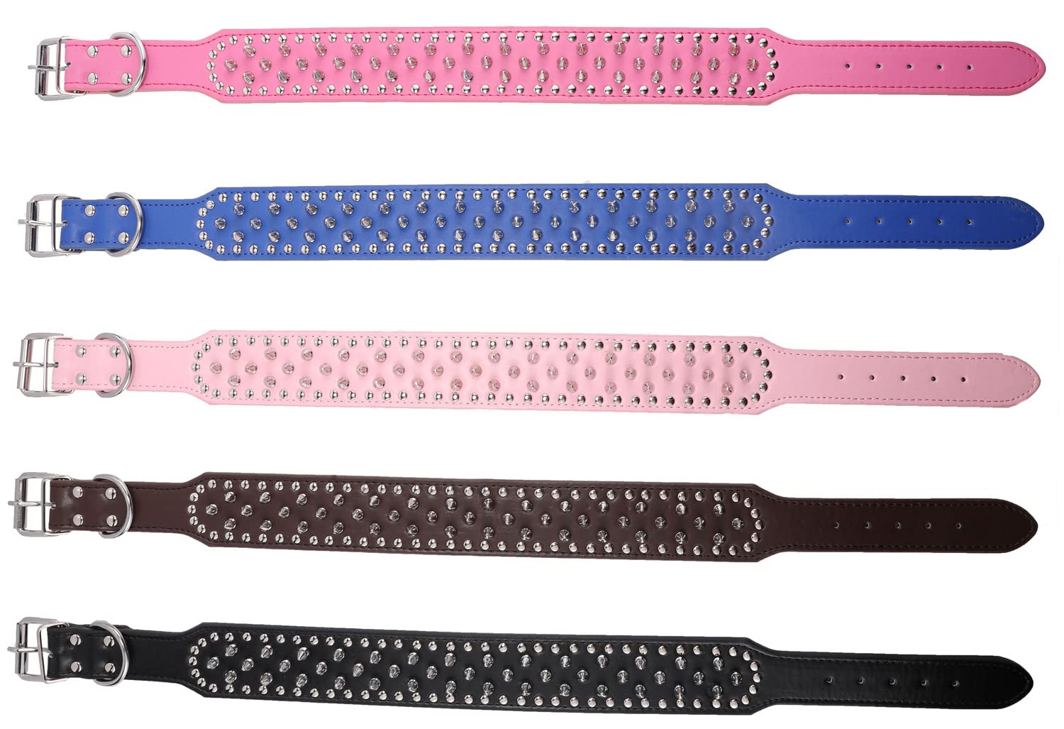 BTDCFY collar de cuero PU cómodo y resistente para salidas diarias