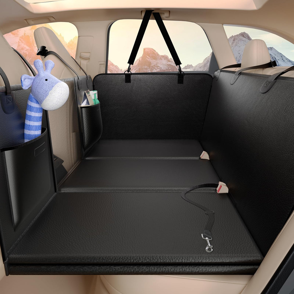 Btefd extensor de asiento trasero en cuero PU, cómodo y duradero