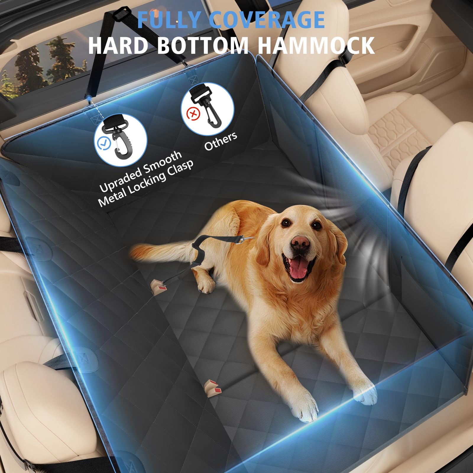 Btefd ventana de malla, ventilación y conexión visual con tu perro
