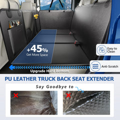Btefd XL cuero PU anti-rayaduras ofrece suavidad y resistencia para tu mascota.