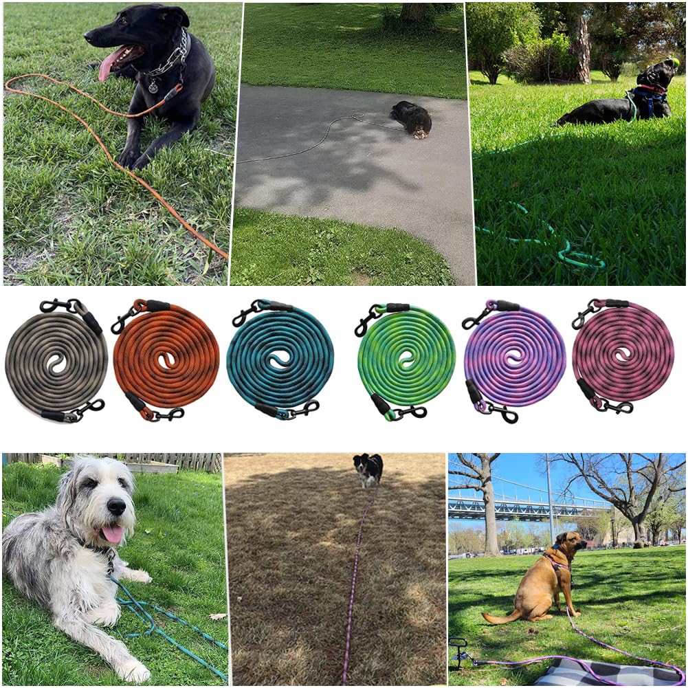 BTINESFUL cuerda de amarre para perro en jardín, práctica para sujetar a poste