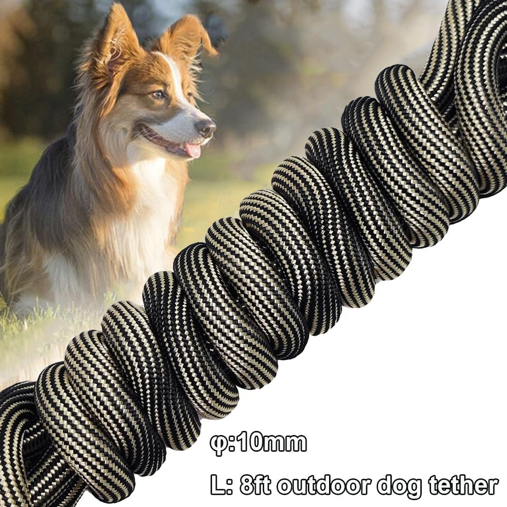 BTINESFUL cuerda de atadura 12ft beige para entrenamiento al aire libre