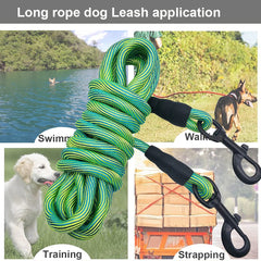 BTINESFUL lazo para perro de 30 ft, visibilidad a distancia