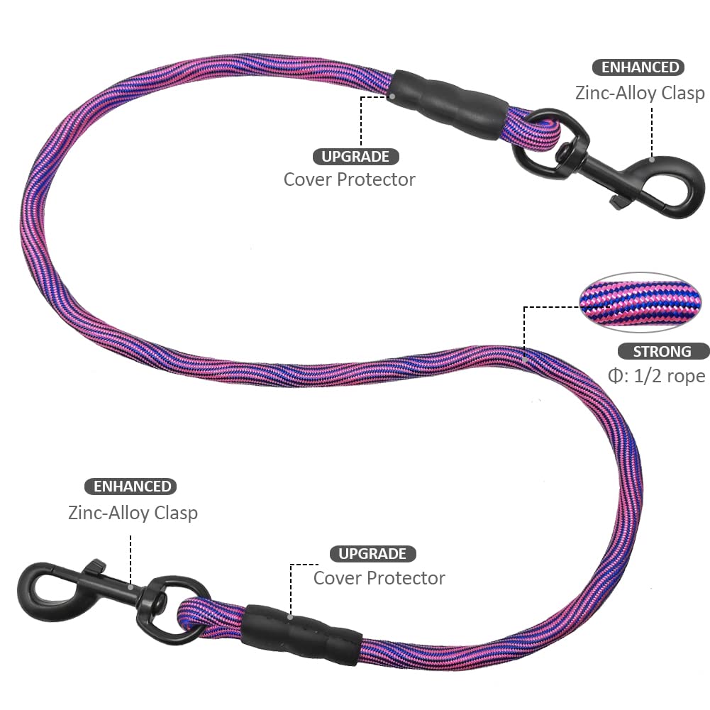 BTINESFUL cuerda de nylon resistente y ligera para entrenamiento y paseos
