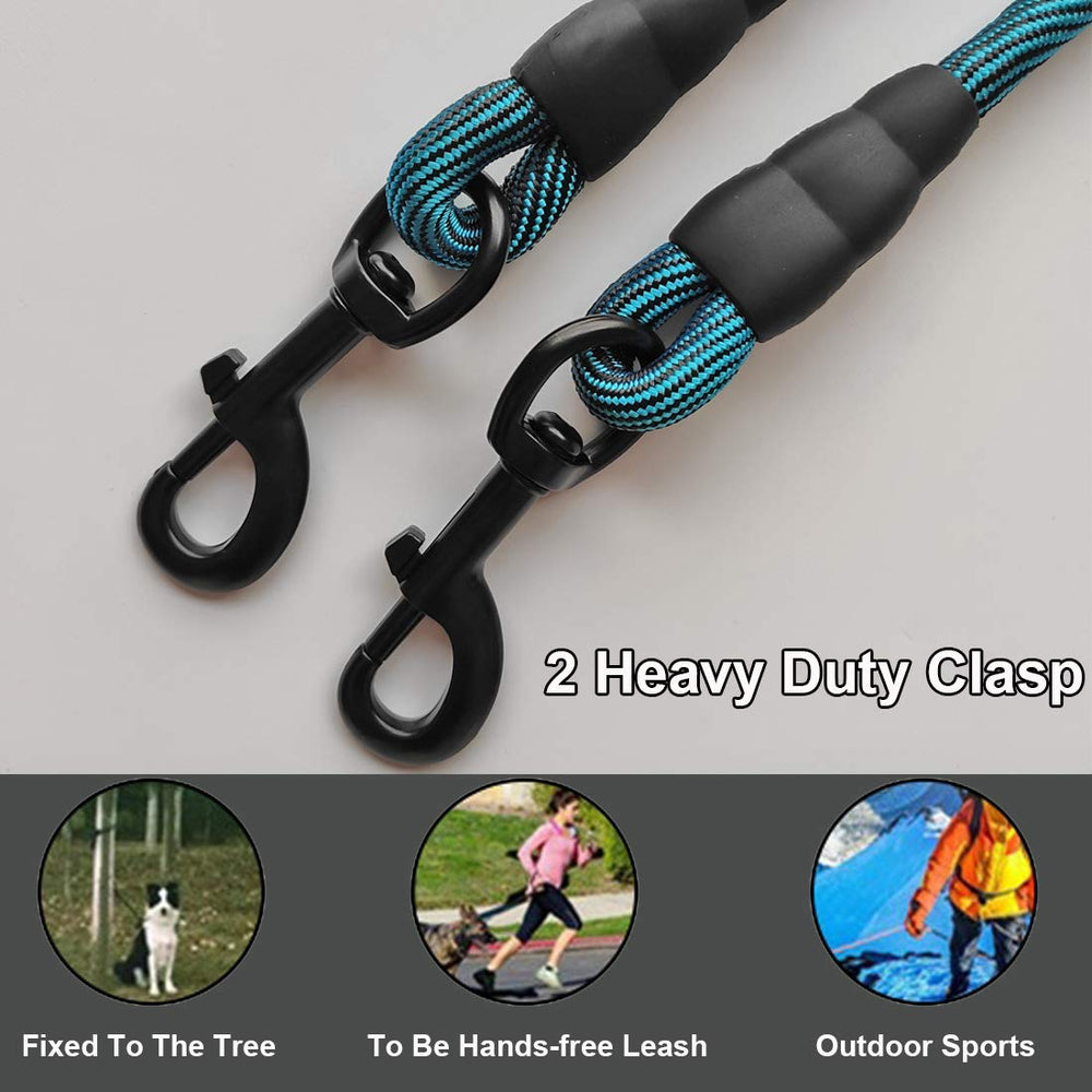 BTINESFUL cuerda para perros 12 pies, buena visibilidad para paseos largos