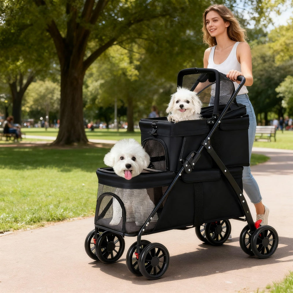 BUALR Coche Doble: ideal para paseos al parque o salida al exterior