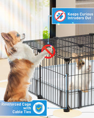 BUCATSTATE cobaya jaula con tapa superior para mantener mascotas seguras.