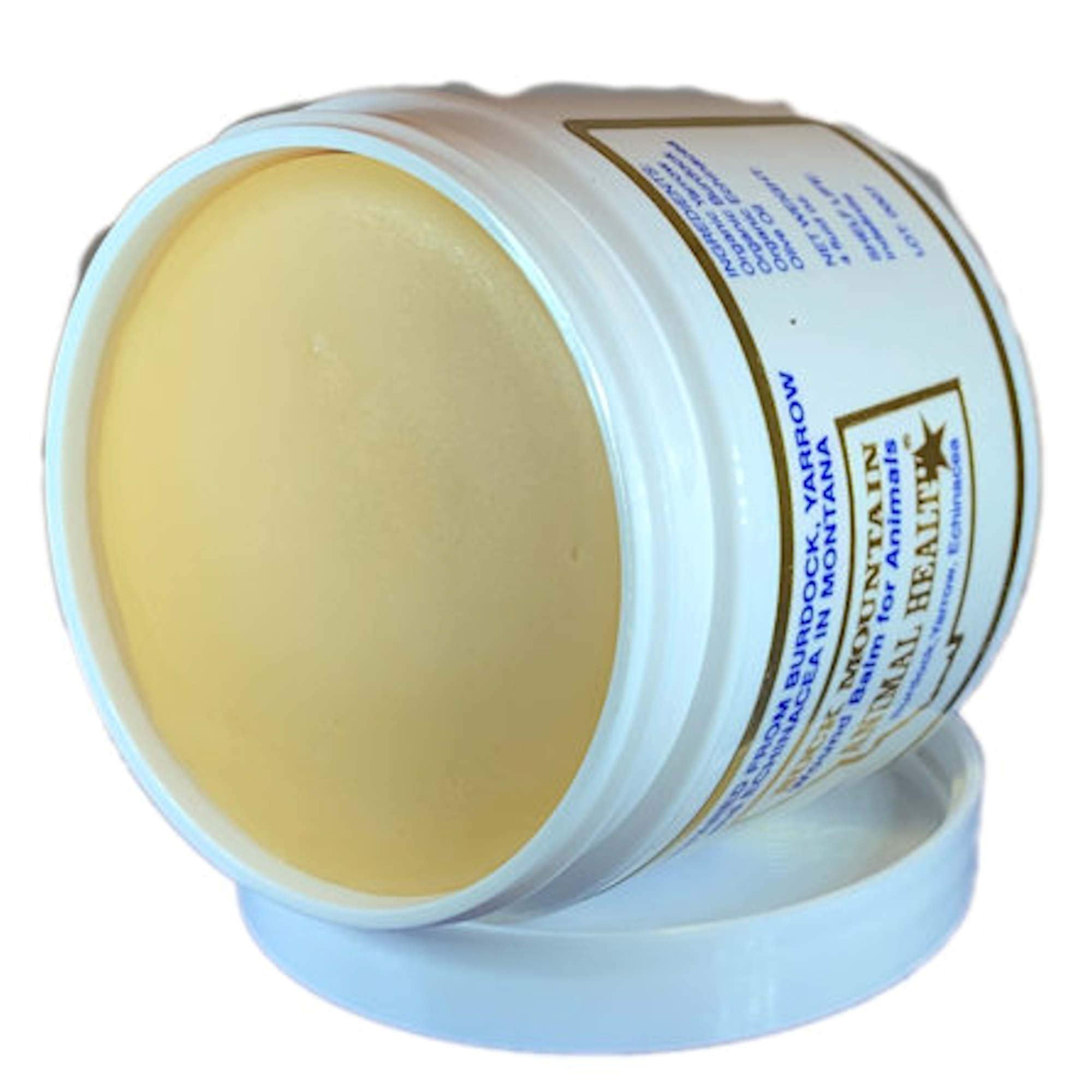 Envase Buck Mountain, ingredientes naturales para apoyar cortes y quemaduras menores.