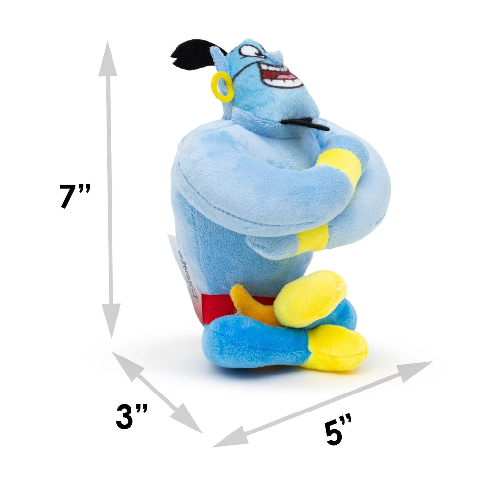 Genio de Aladdín en peluche con sonido, ideal para juegos interactivos y mimos