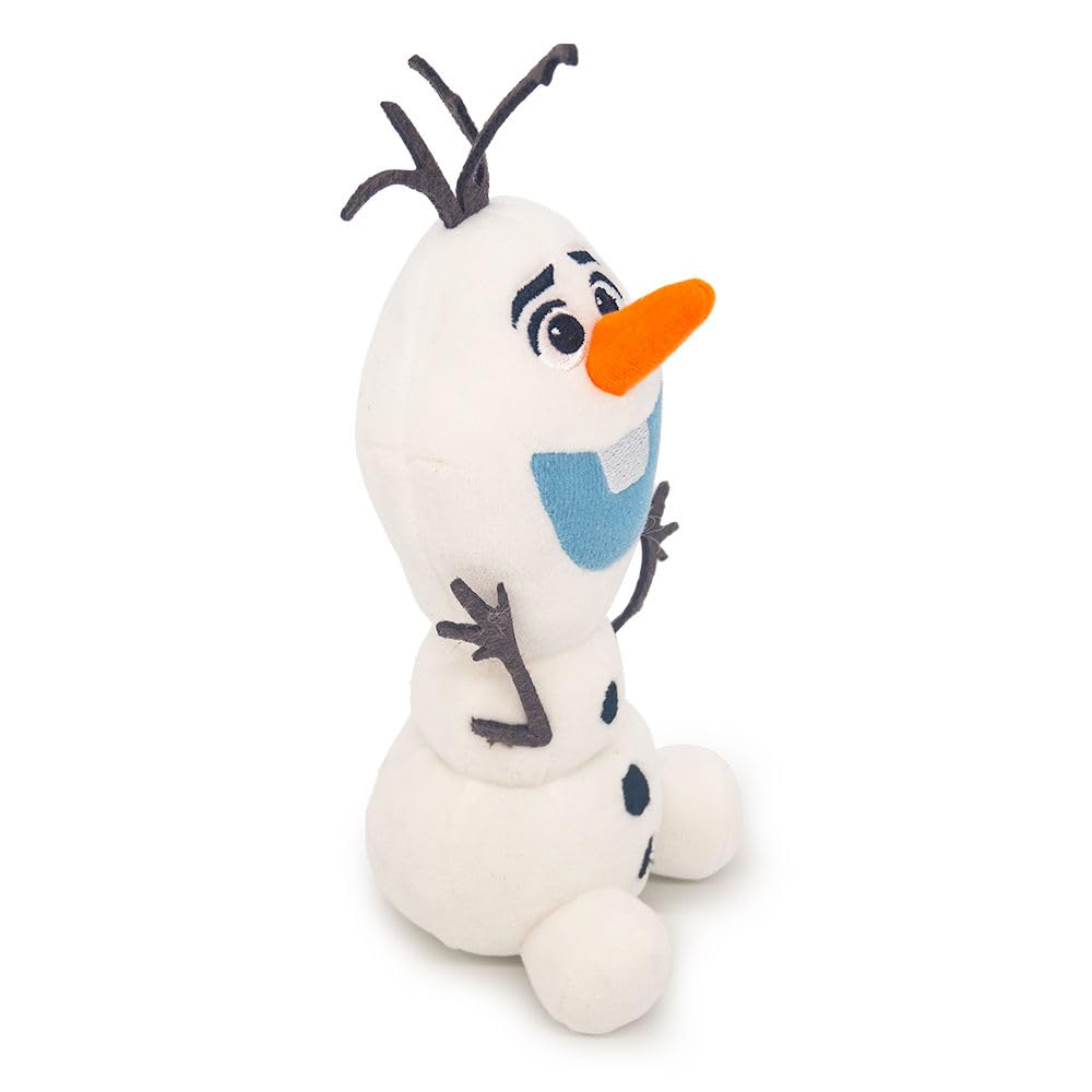 Olaf Buckle-Down con sonajero, juguete para perro con sonido divertido.