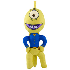 Buckle-Down Pleakley frente, peluche suave ideal para juego interactivo, licencia Disney.