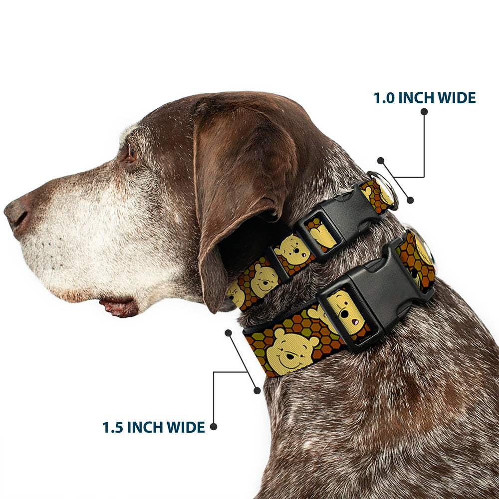 Collar Buckle-Down de 1 pulgada para cuellos de 15–26 pulgadas, duradero.