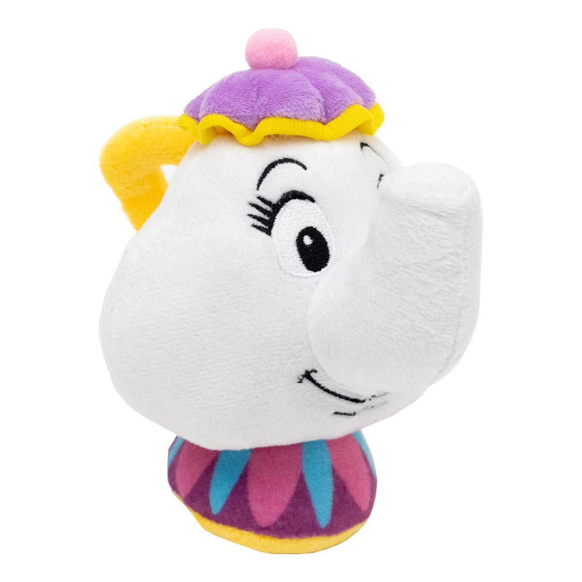 Peluche Buckle-Down Disney para perro, Mrs. Potts, juego seguro y duradero.