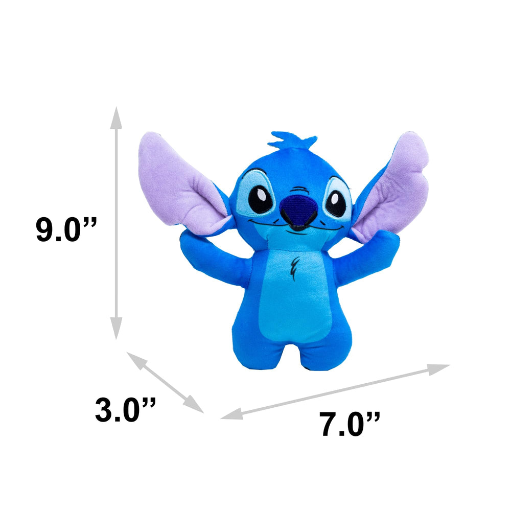 Peluche Buckle-Down Stitch con licencia oficial de Disney para perros.