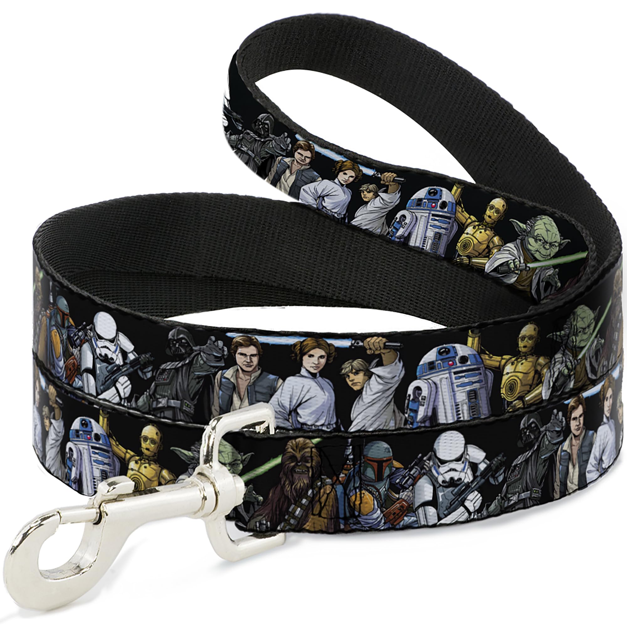 Correa Buckle-Down Star Wars de 4 ft, ancho 0,5 pulg, uso diario seguro
