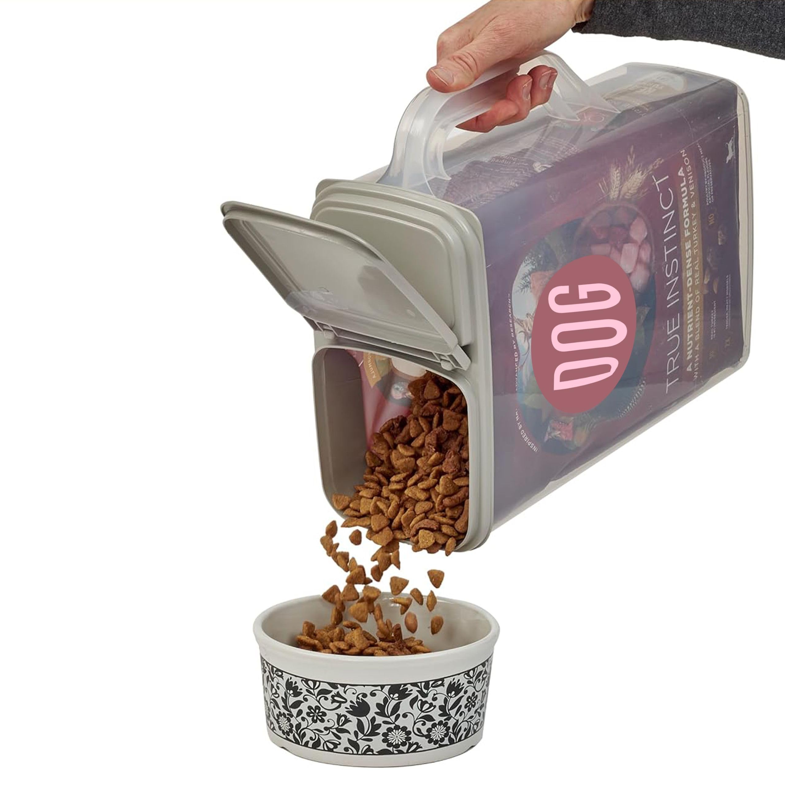 Buddeez almacenamiento seguro en casa o al aire libre para aves y perros.