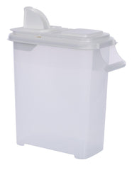 Dispenser Buddeez con tapa hermética mantiene el alimento fresco y sin olores.