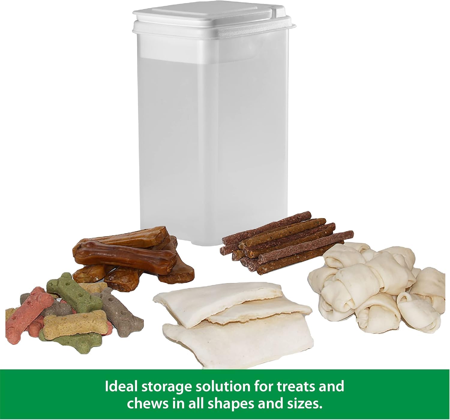 Buddeez plástico grado alimentario sin BPA, seguro para las golosinas favoritas.