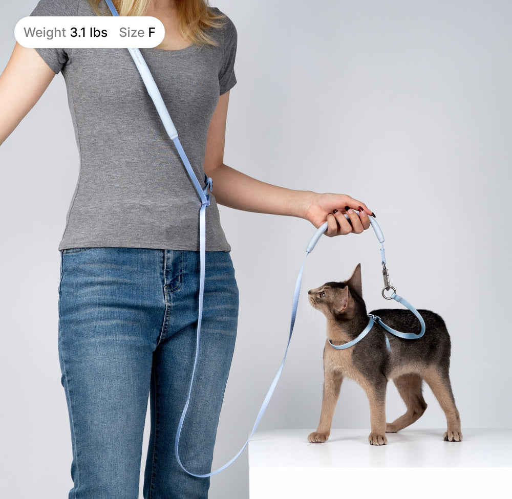 Arnés BuddyArmor gato con enganche ajustable para diferentes tamaños