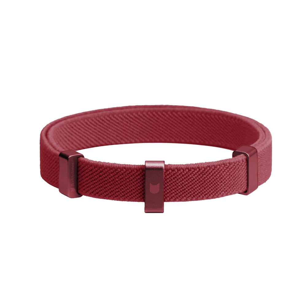 BuddyArmor collar de seguridad para gatos, vista frontal, diseño premiado y cómodo.