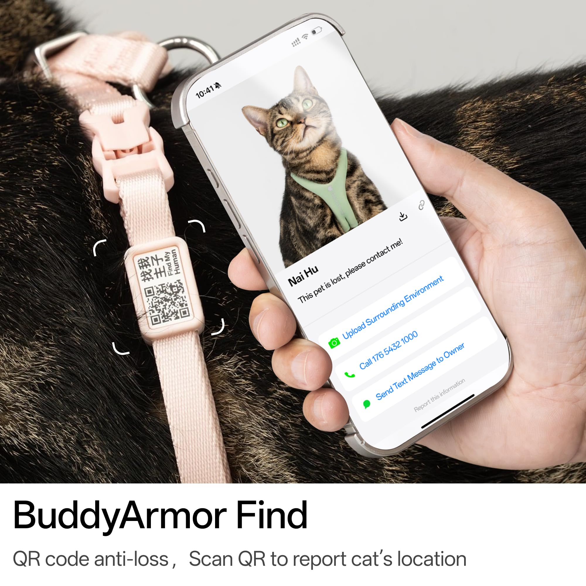 Tejido de nylon duradero BuddyArmor resistencia para uso diario.