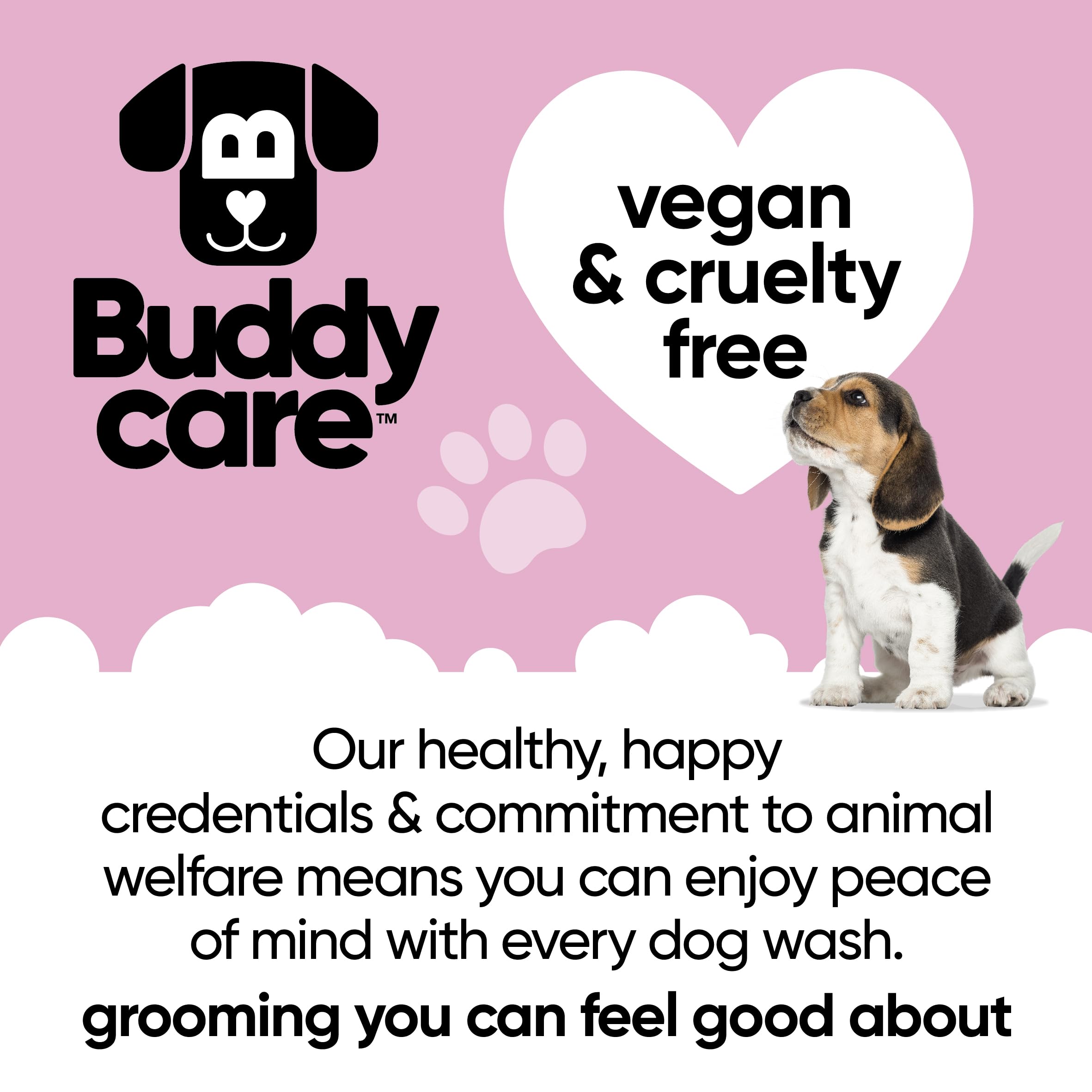 Buddycare colonia perro, uso en casa para cuidado del pelaje entre limpiezas.