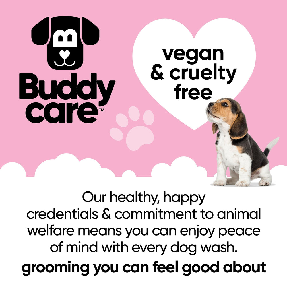 Buddycare colonia perro, uso en casa para cuidado del pelaje entre limpiezas.