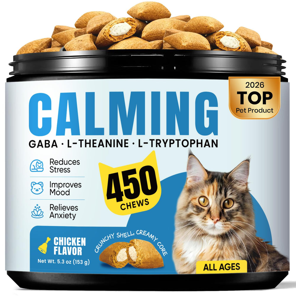 BuddyCheer premio calmante para gatos, sabor pollo, ideal para viajes